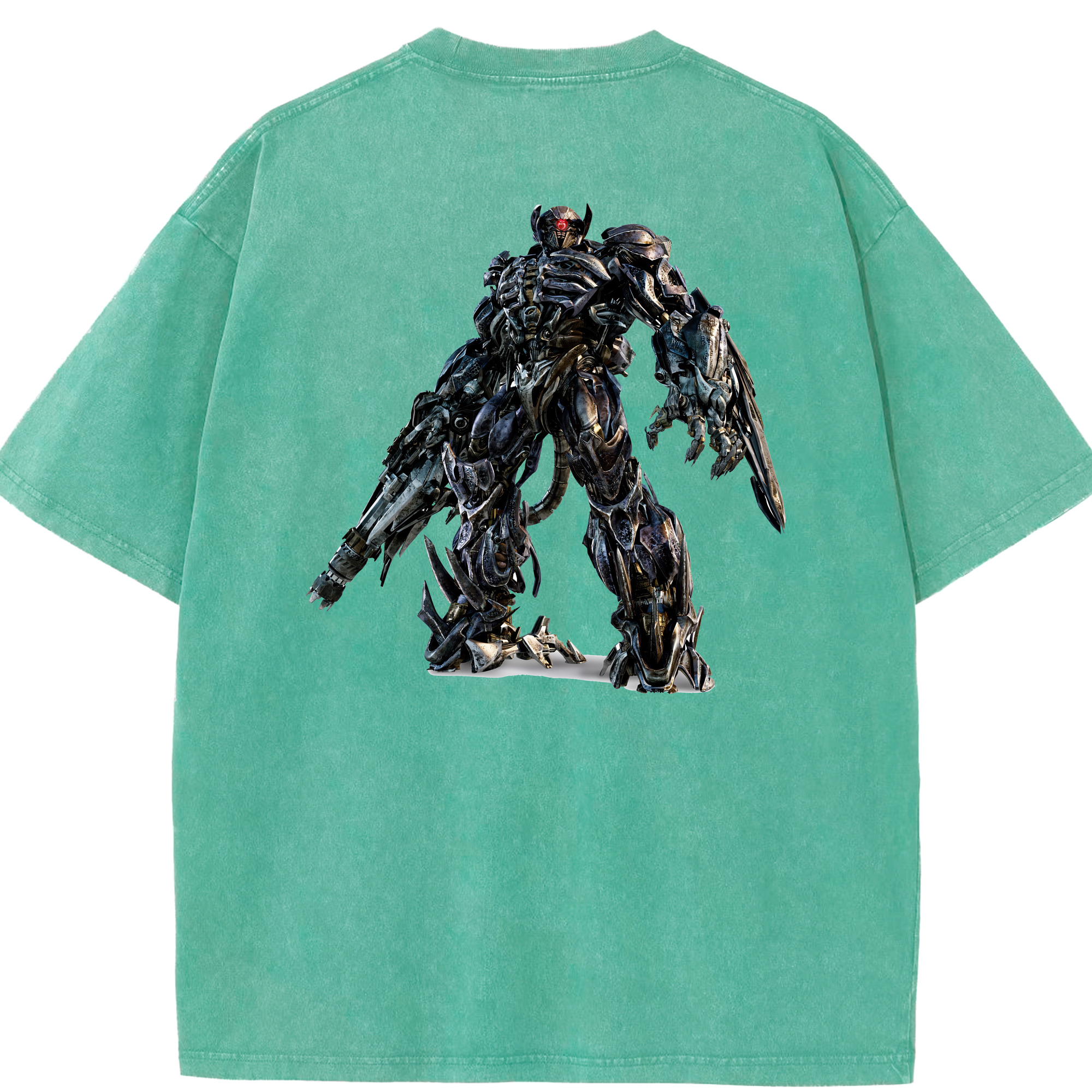 （画像用） Transformers トランスフォーマー 綿100% ヴィンテージ風 半袖Tシャツ（背面プリント）